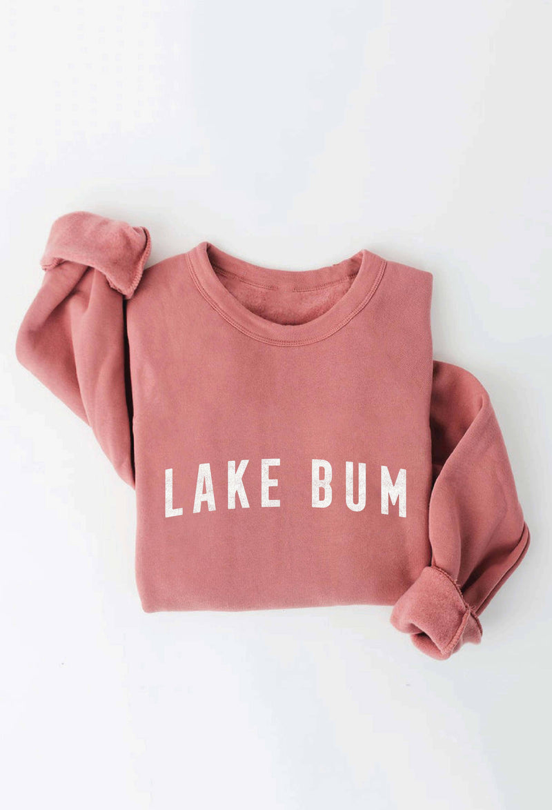 LAKE BUM Graphic Sweatshirt-Dusty Sage