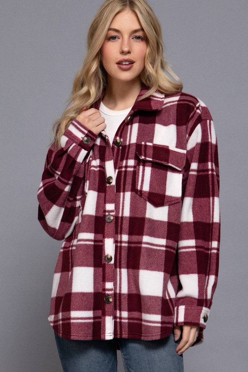 Leah Fleece Shacket