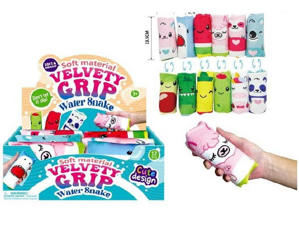 Cute Reversible Plush Water Wigglers - 6 Assorted