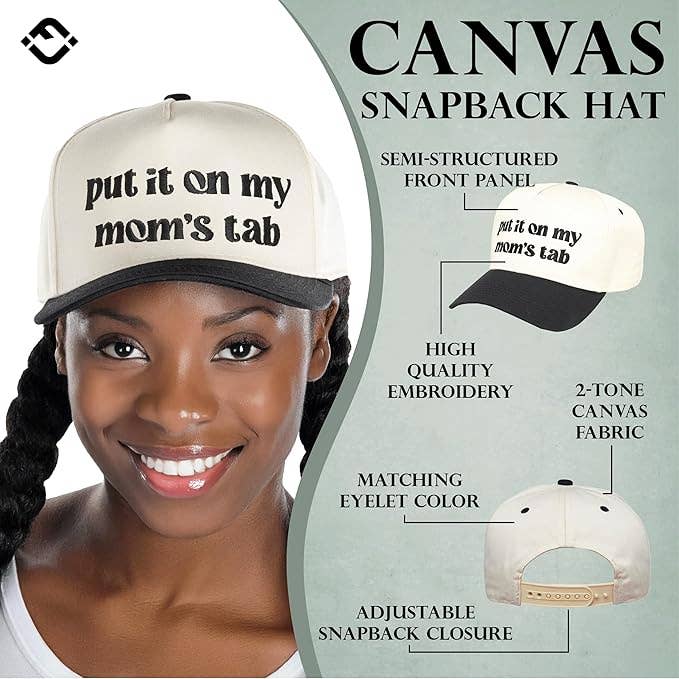 Put It On My Mom's Tab Trucker Hat