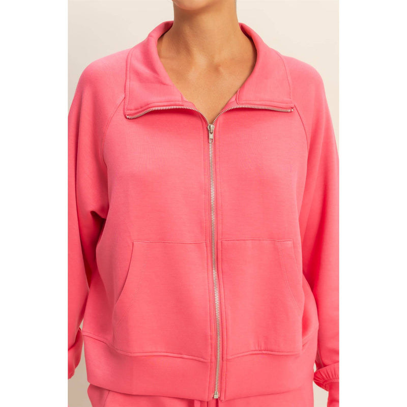 Bethany Full Zip Scuba Jacket