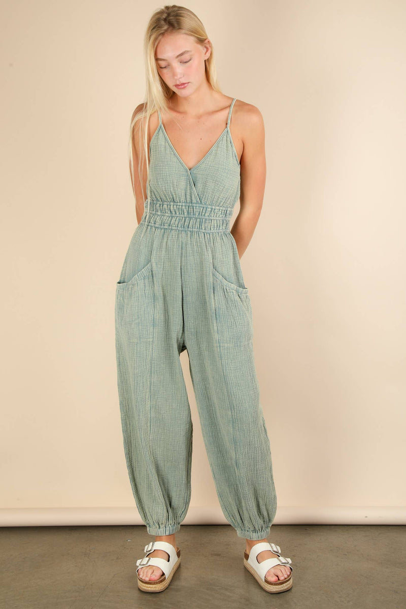 Maya Mineral Washed Jumpsuit- Multiple