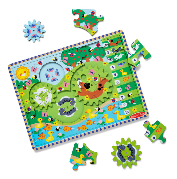 Animal I-Spy Wooden Gear Puzzle