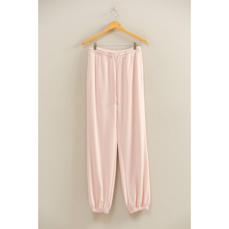 Nicole Soft Ribbed Jogger Pants