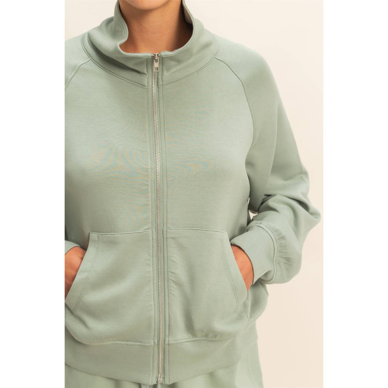 Bethany Full Zip Scuba Jacket