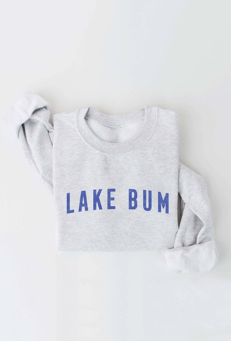 LAKE BUM Graphic Sweatshirt-Dusty Sage