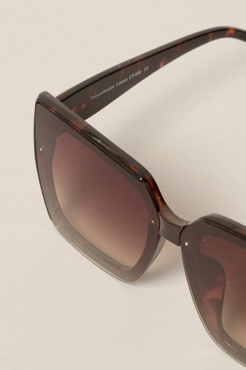 Tinted Lenses Square Sunglasses