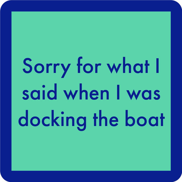 COASTER Beach Docking | Funny Party Gift | Home Bar Decor