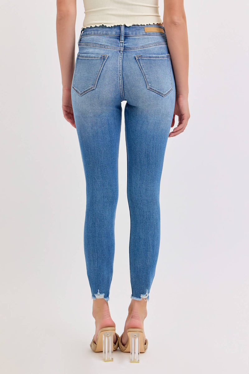 Mid Rise Crop Skinny