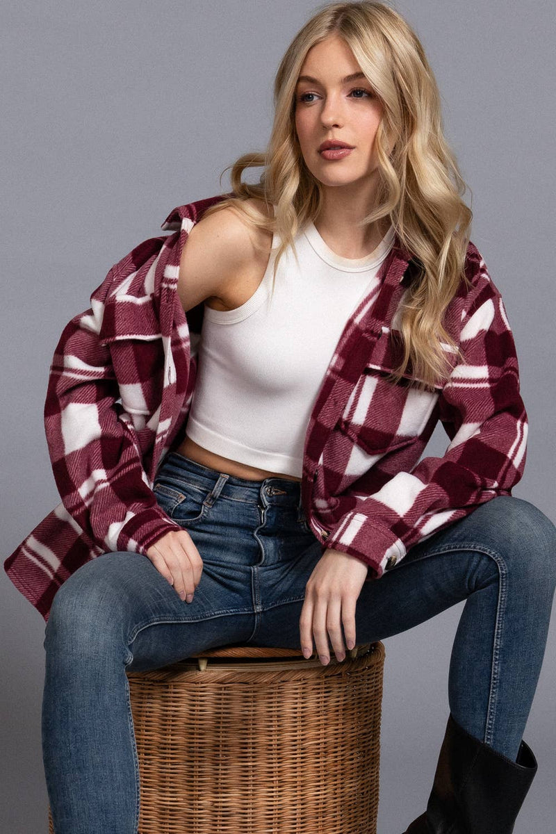 Leah Fleece Shacket