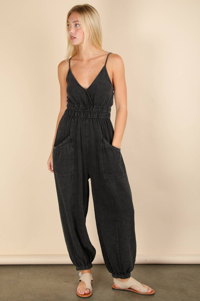 Maya Mineral Washed Jumpsuit- Multiple