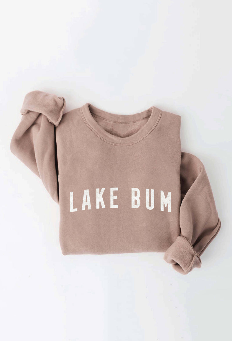 LAKE BUM Graphic Sweatshirt-Dusty Sage