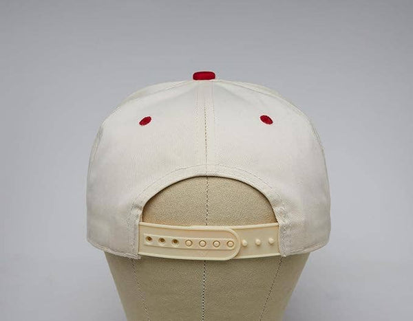 Put It On Santa's Tab Hat- Beige/Red