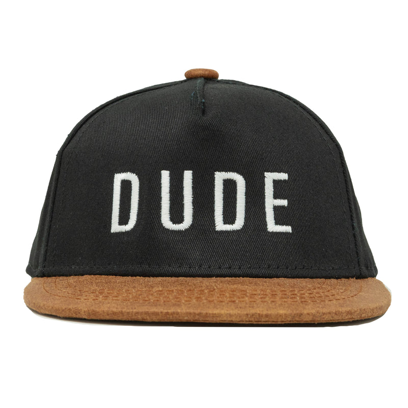 Flat Brim Trucker Hat - Dude