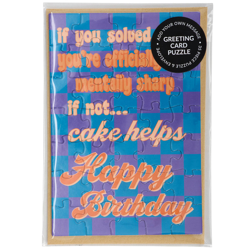 Officially Still Mentally Sharp Puzzle Card – Squirrelly Mama