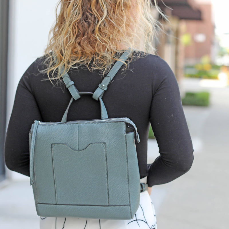 Billie Backpack/Crossbody: Avacado