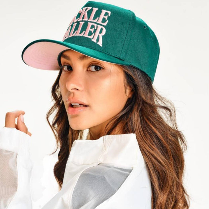 PICKLE BALLER 3D Letter Embroidery Two-Tone Trucker Hat