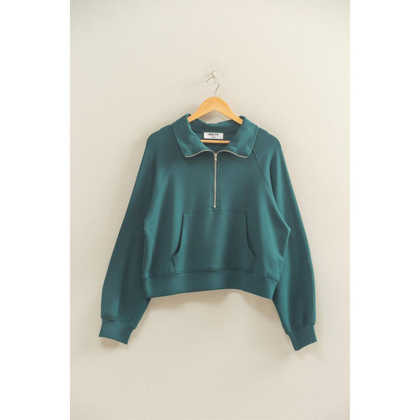Bethany Scuba Half Zip Sweatshirt