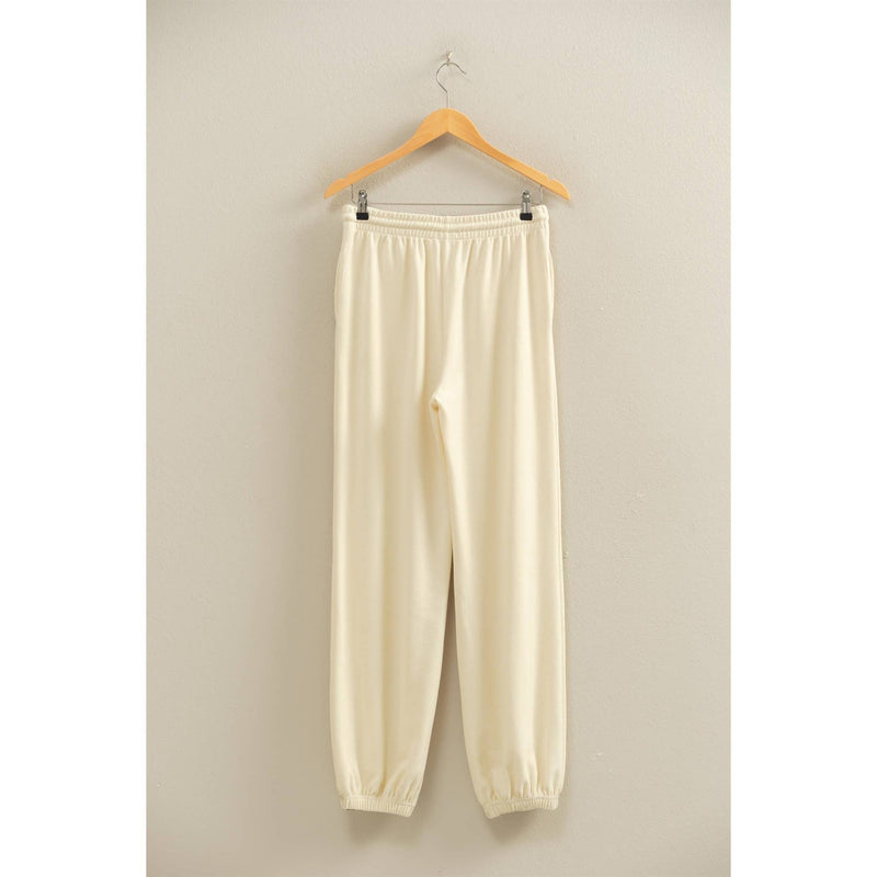 Nicole Soft Ribbed Jogger Pants