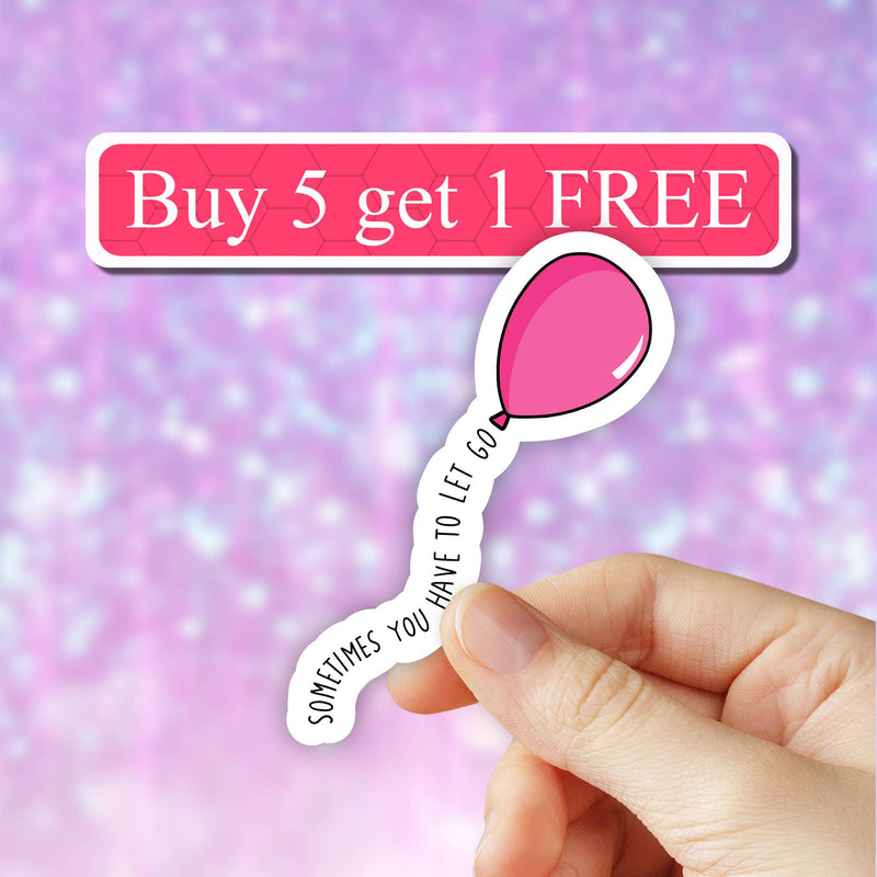 Let Go Sticker