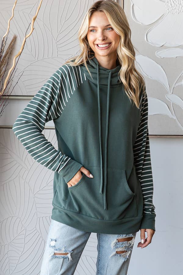 Serena Striped Hood