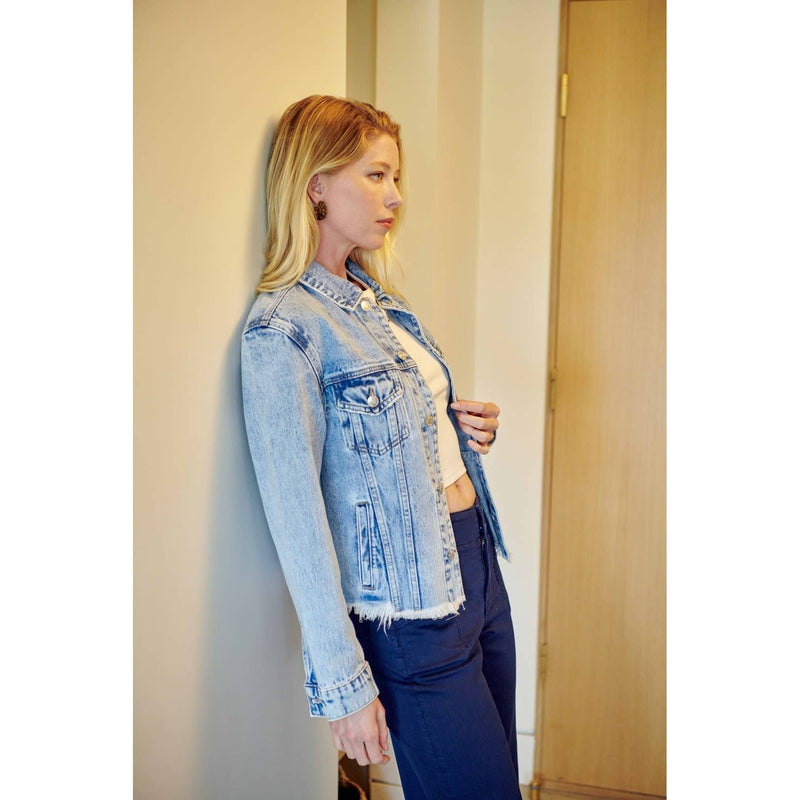 Mica Medium Wash Oversized Jacket