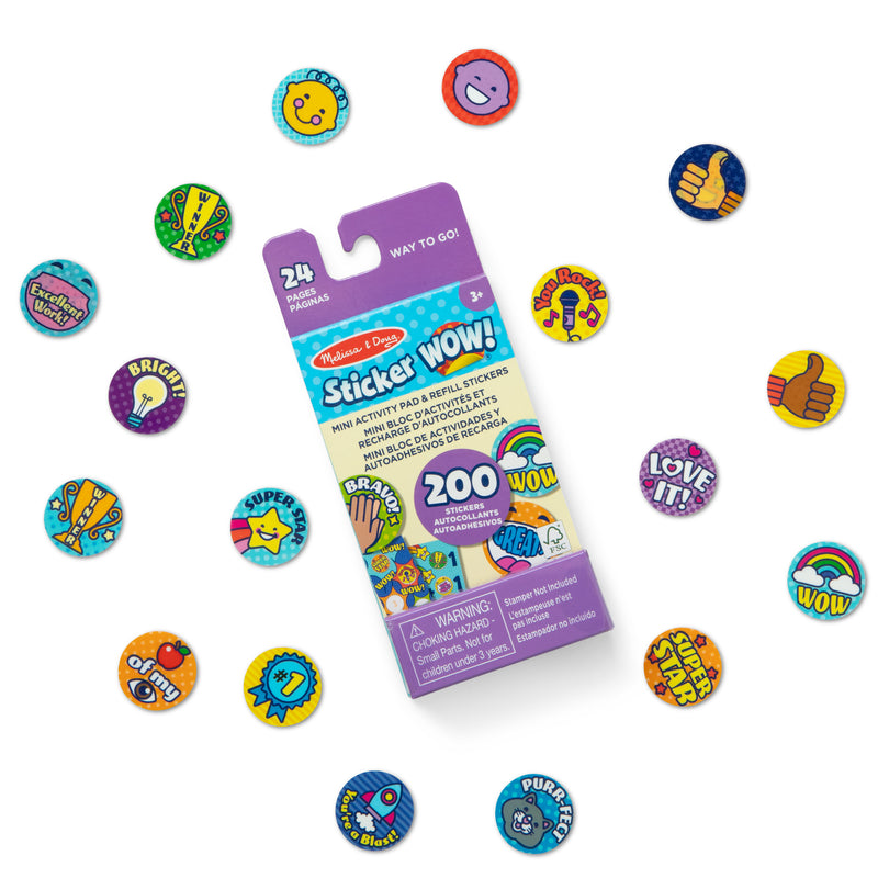 Sticker WOW! Mini Activity Pad with Refill Stickers
