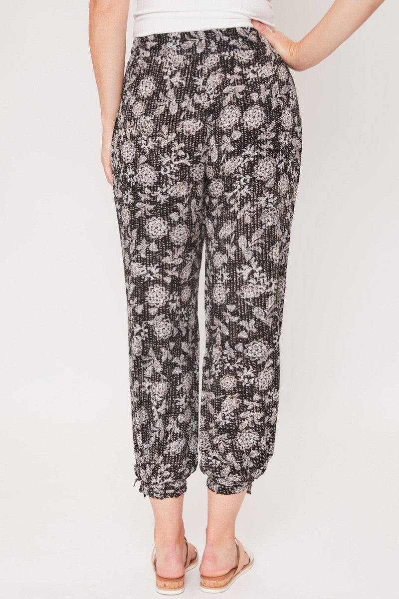 Missy Elastic Waist Drawstring Pant