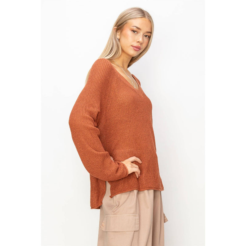 Olivia Long Sleeve Oversized Sweater