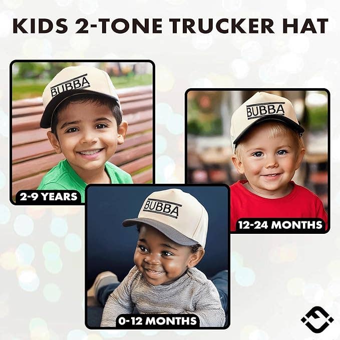 Kids Two Tone Bubba Hat