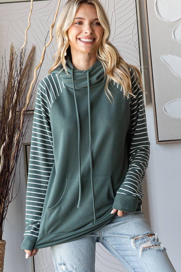 Serena Striped Hood