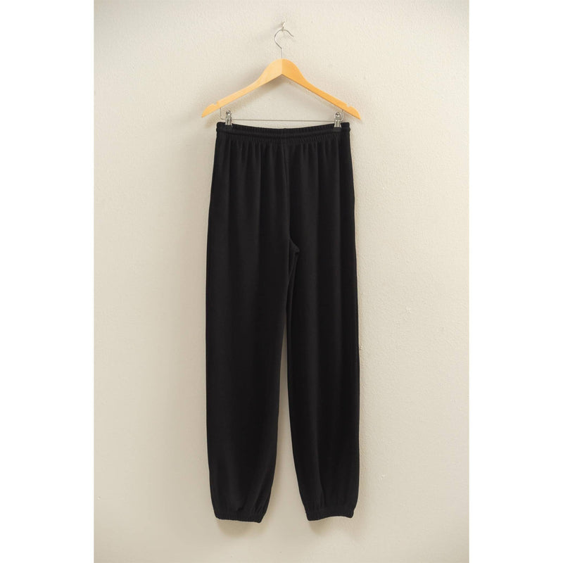 Nicole Soft Ribbed Jogger Pants