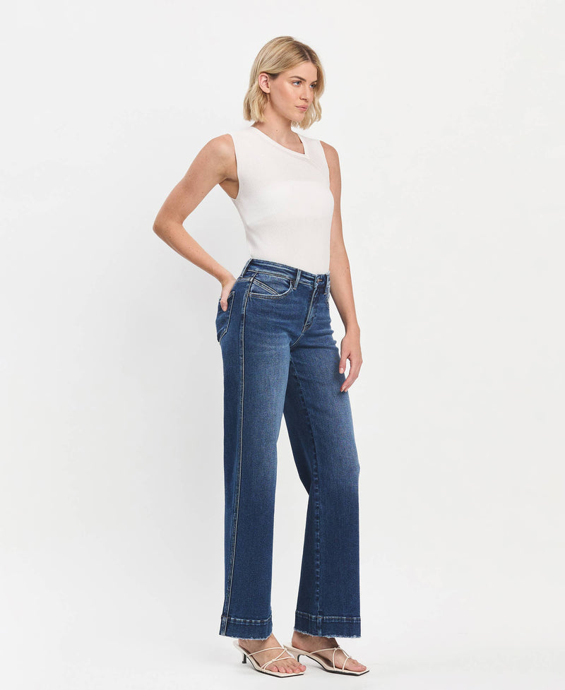 Bethani Wide Leg Jeans by Flying Monkey