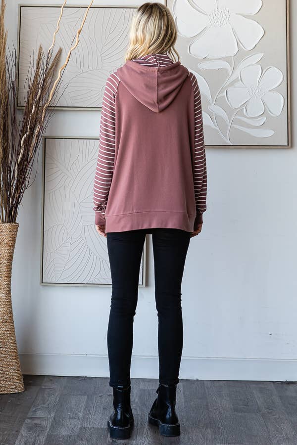 Serena Striped Hood