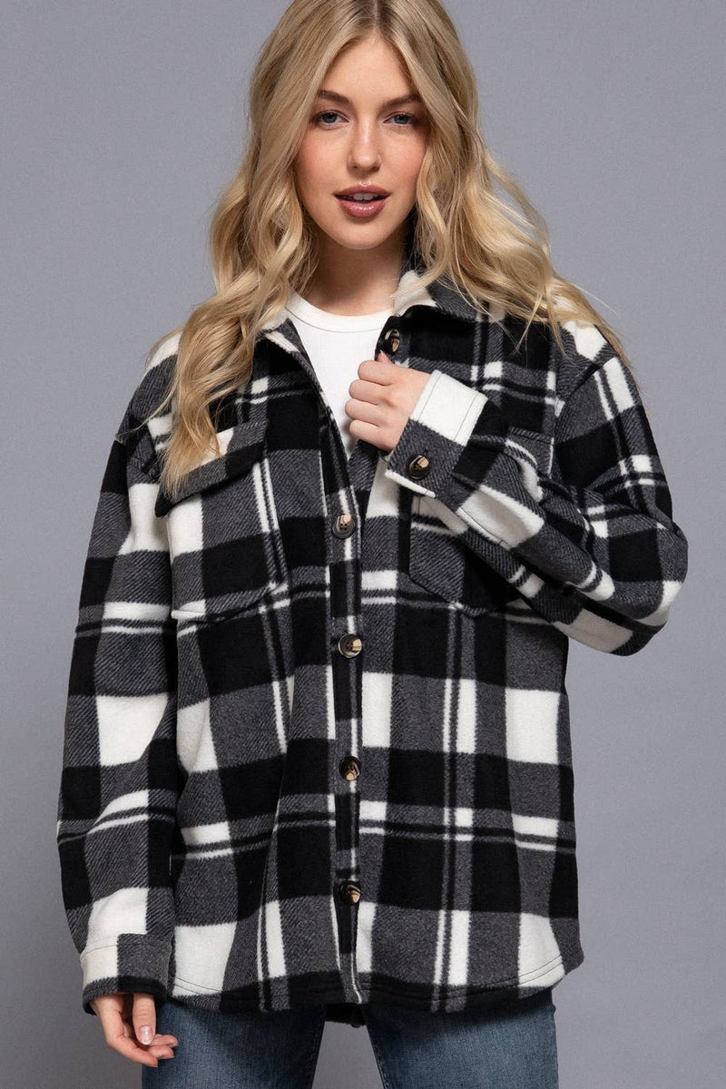 Leah Fleece Shacket
