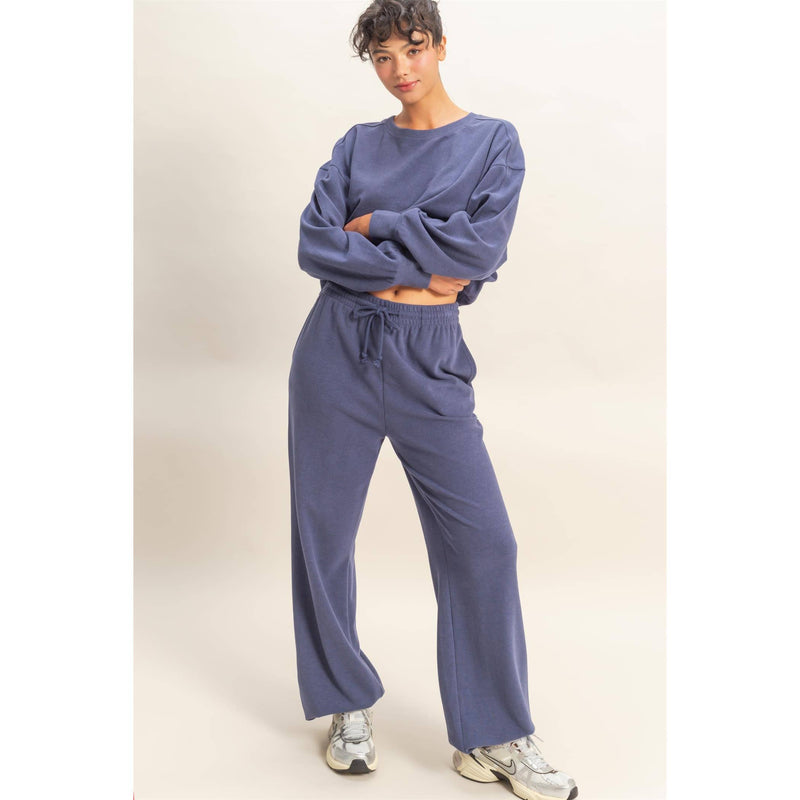 Nicole Soft Ribbed Jogger Pants