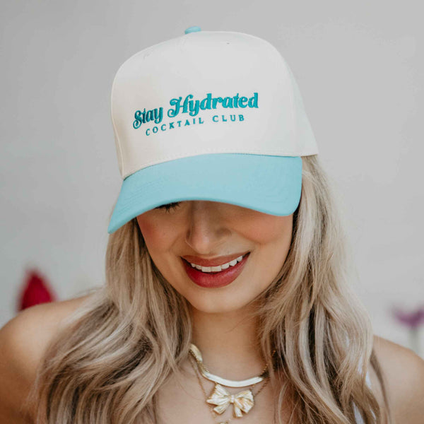 Stay Hydrated Cocktail Club Vintage Hat