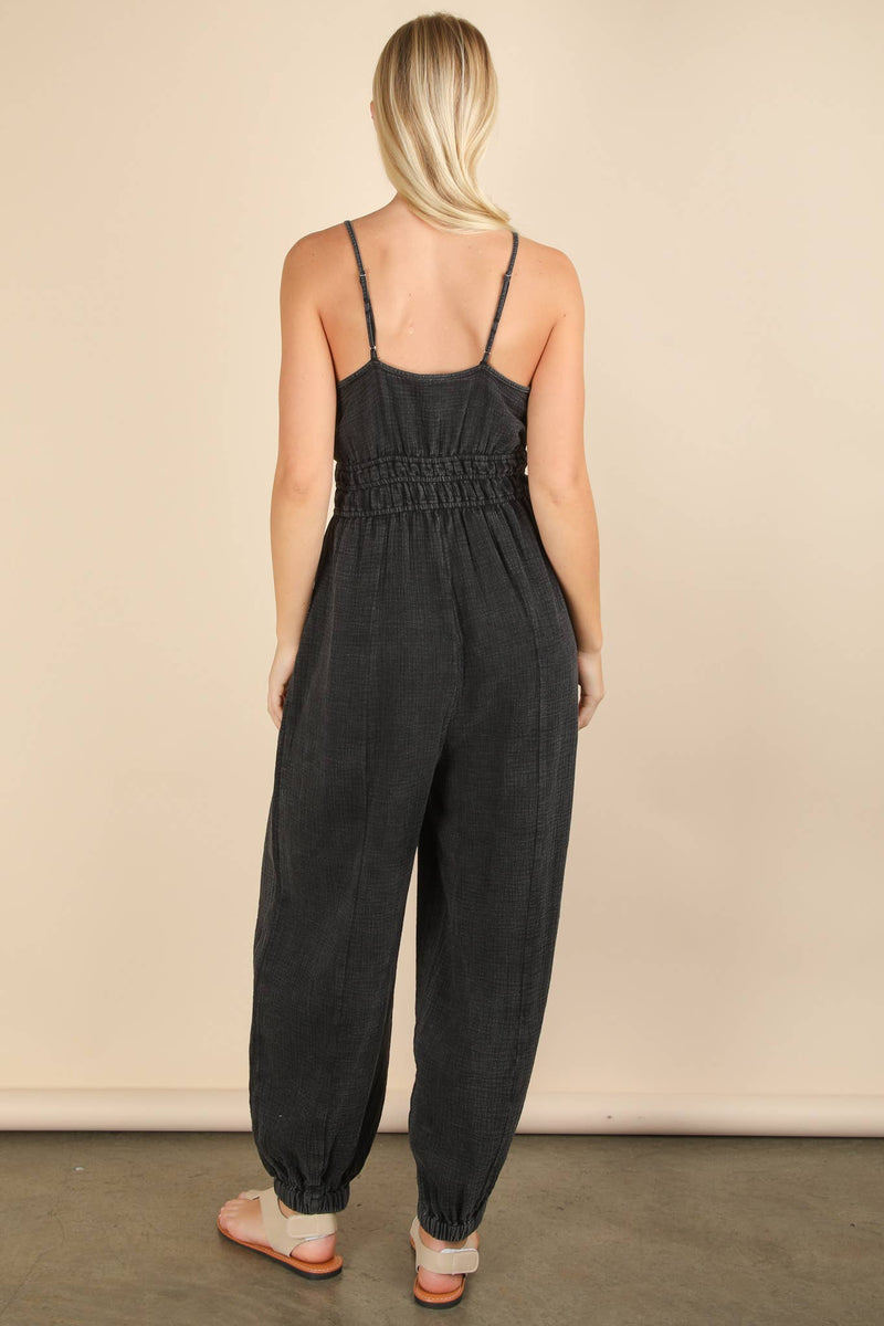 Maya Mineral Washed Jumpsuit- Multiple