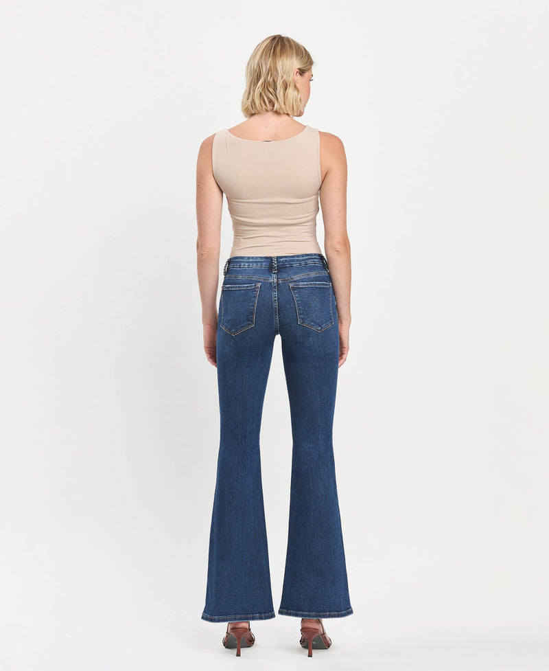 Leah Braided Belt Jeans by Flying Monkey