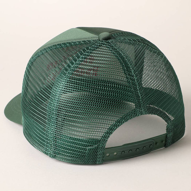 Let the Fun Begin Texts Embroidery Trucker Hat