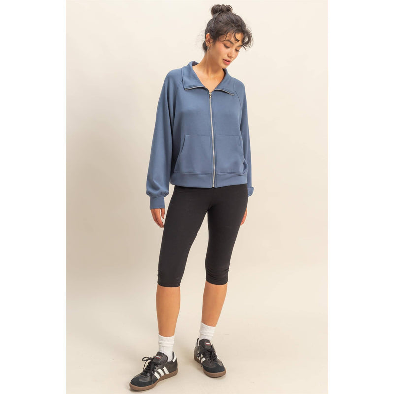 Bethany Full Zip Scuba Jacket