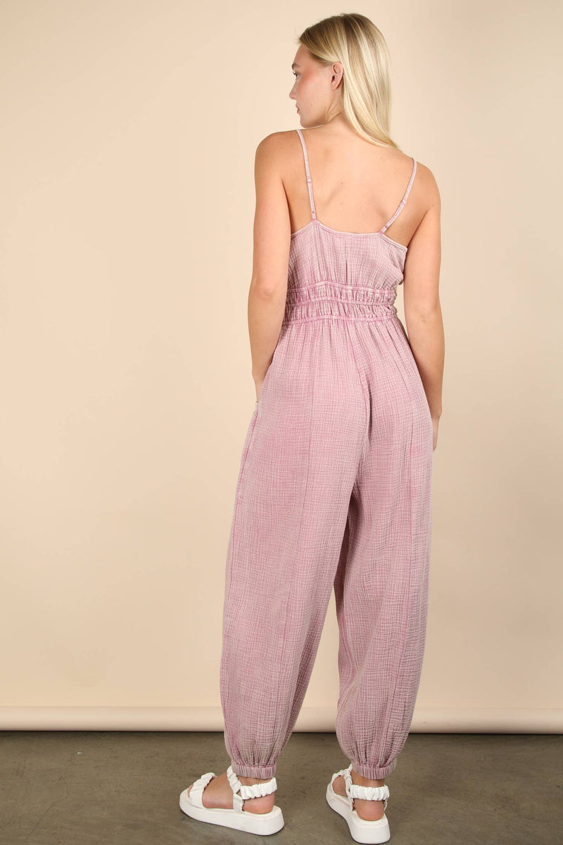 Maya Mineral Washed Jumpsuit- Multiple