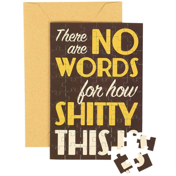 No Words Puzzle Card
