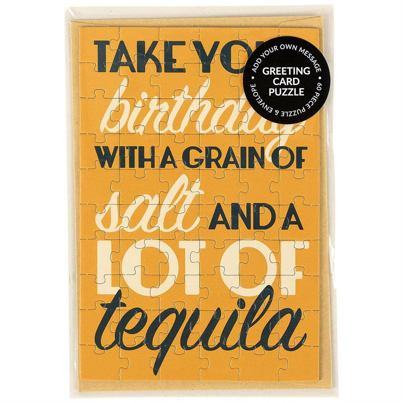 A Grain of Salt Puzzle Card