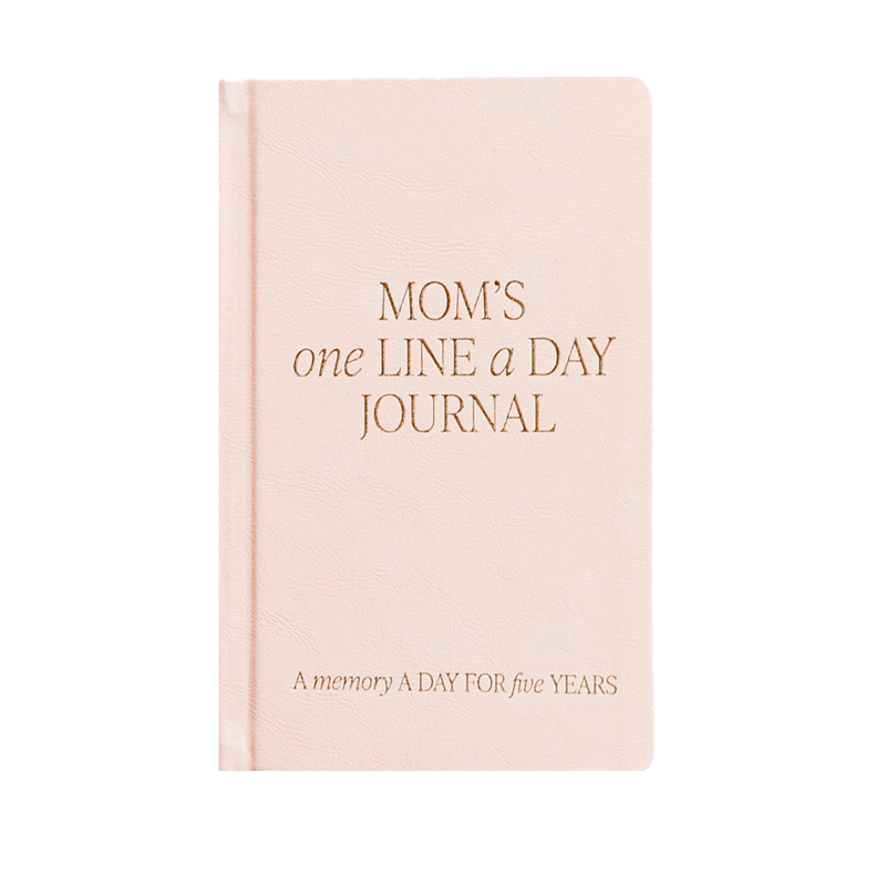 Mom's One Line A Day Leather Journal - Mother's Day Gifts