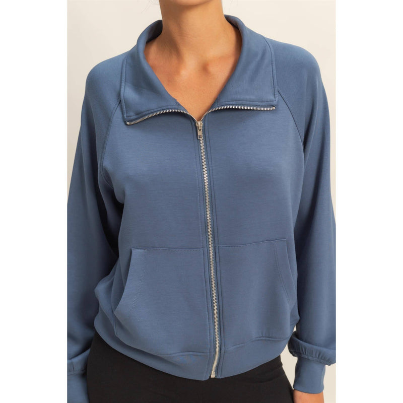 Bethany Full Zip Scuba Jacket