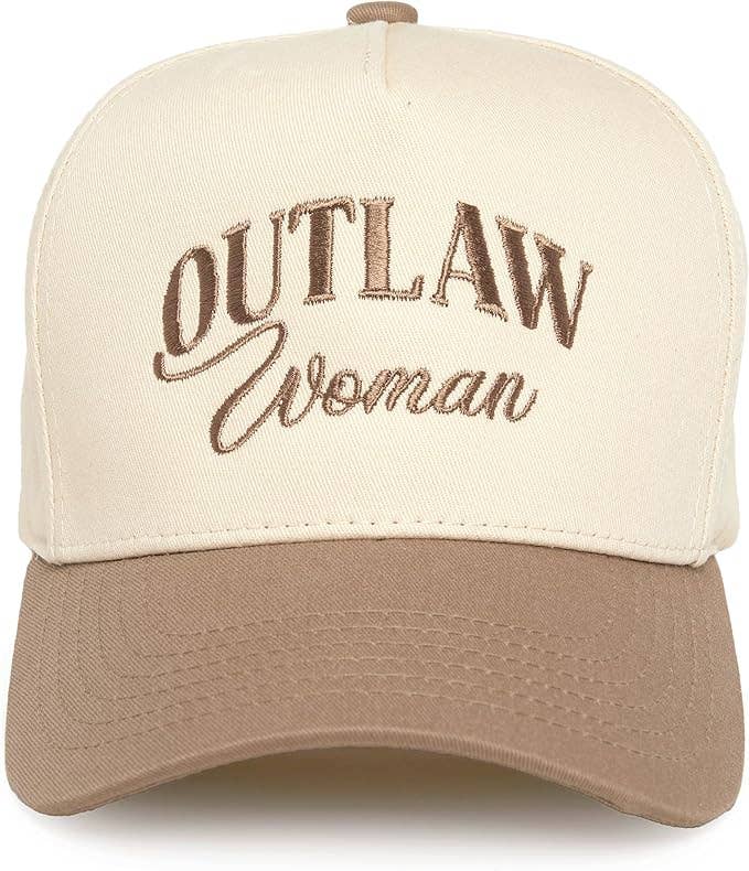 Outlaw Woman Hat- Khaki/Beige