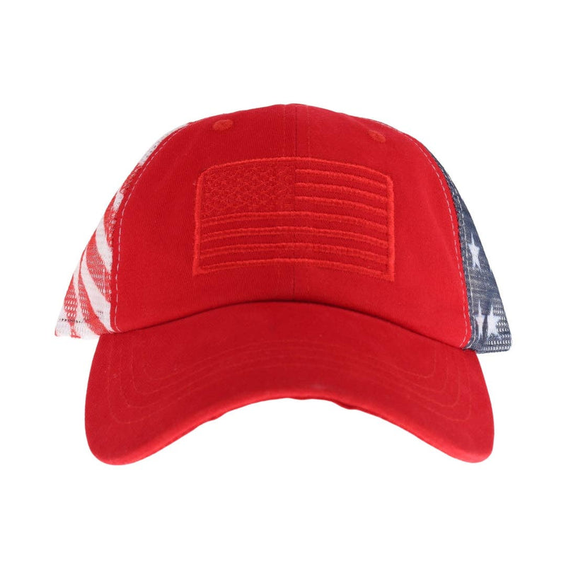 Embroidered American Flag Hat- Multiple Colors