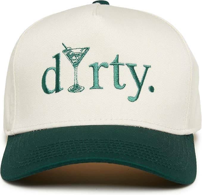 Dirty Martini Trucker Hat- Green/Beige
