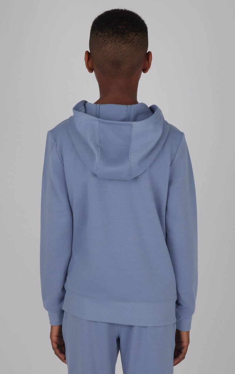 Boys Brushed Terry Hoodie with Side Pockets